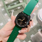 TT new Korean version ins square watch rubber strap calendar large dial female watch trendy fashion watch female temperament 77010