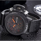 BAOGELA large dial quartz men's watch luminous multifunctional waterproof sports watch men S1606