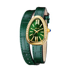 MISSFOX Watch for women exquisite retro ladies snake design design high-quality fashion lady quartz watch 2749