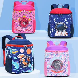 New kindergarten cartoon schoolbag boys and girls light leisure children's backpack girl's lovely Mini Backpack 5606  schoolbag