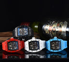 Watch for men New Melamine Six-Pin Running Second Watch Genuine Spot Square men's Casual quartz Watch 9924