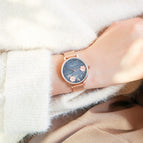 Kimio Watch Net Chain Fashion Simple Leisure Embossed Printed Women's casual Watch