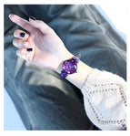 GUOU 2022 New arrival women's watch Korean fashion small dial quartz watch simple leisure Rhinestone leather women's Watch