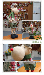 Christmas decorations Christmas scene layout window display creative Christmas decorations Santa Claus doll