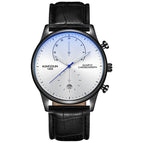 KIMSDUN Fashion ultra-thin watch men's trend multi-function waterproof quartz watch men's casual watch student K-1874B
