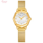2021 New Arrive KIMIO 6501 Fashion 8 sides WatchLuxury Brand Quartz Wristwatch Ladies Bracelet Women's Watches For Women Clock