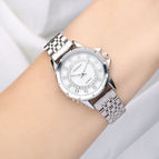 New women's watch female student Korean version trend full diamond and diamond women's watch waterproof fashion quartz steel belt watch women 2021