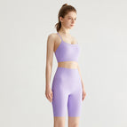 2023 New Yoga Suit Women's Summer Sports Bra High Waist and Hip Lifting pants Running Fitness Shorts Set WXM239+WFK030