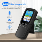 9 in 1 Air Quality Monitor Indoor Outdoor PM2.5, PM1.0, PM10, HCHO, TVOC Detector Meter Tester Temperature and Humidity Sensor