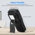 9 in 1 Air Quality Monitor Indoor Outdoor PM2.5, PM1.0, PM10, HCHO, TVOC Detector Meter Tester Temperature and Humidity Sensor