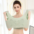 Plus Size Bra Seamless Vest Butterfly Beauty Back Bra Gathering No Steel Ring Underwear