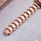 GEDI 81006 Fashion Casual Watch Korean Starry Sky Women Elegant Luxury Stainless Steel Waterproof Ladies Dress Analog Quartz Wristwatch