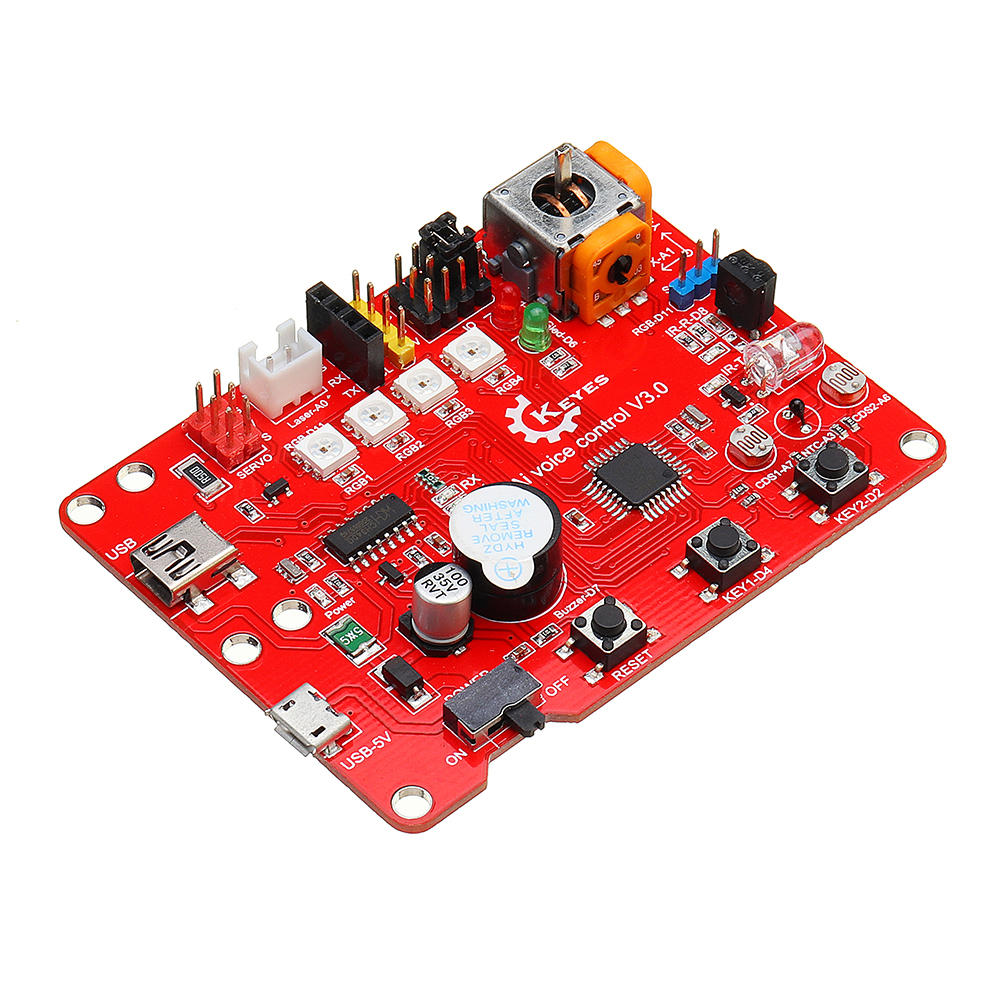 Ai Voice Control Module V3.0 CH340 ATMEGA328P-AU 5V 2A Voice Control B ...