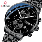 CHENXI Creative Style Watch Men's Multi-Function Sports Watch Men's Fashion Luminous Watch cx-971 steel