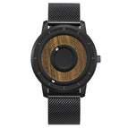 EUTOUR E022 men's watch New double steel ball personality watch creativity pointless concept network red trend quartz popular couple skin with box gift for men strap