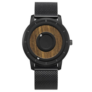 EUTOUR E022 men's watch New double steel ball personality watch creativity pointless concept network red trend quartz popular couple skin with box gift for men strap