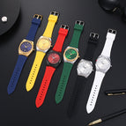 BESTWIN Silicone Band Student Watch Men's Wristwatch Fashion Calendar Men's casual business Watch 952