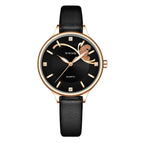WWOOR New Ins Fashion Women's Watch Simple Waterproof Retro Temperament Quartz Belt Women's Watch 8839