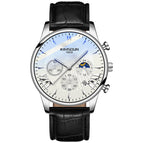 KIMSDUN new moon phase star men's watch student fashion trend multi-functional quartz watch waterproof men's watch K-1875B