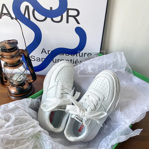2021 autumn new shoes thick-soled white shoes women's shoes all-match casual board shoes sports shoes 543
