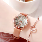 GEDI hot new simple scale women's watch Korean college style literary fashion trend women's leisure watch 13024