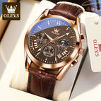 OLEVS men's watch quartz multi-function sports electronic watch men's watch 2876DO