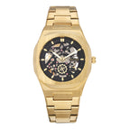 Fashion Square men Watch BESTWIN Hollow Men's Watch Butterfly Clasp Men's casual Quartz Watch 983-1