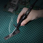 PTS200 T13 100W PD3.0 Smart Soldering Iron CNC Metal Housing Software Upgradeable Programing Compatible with T12 TS101 PINE64
