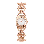 GUOU 6047 New Square Steel Band Bracelet Wrist Watch Simple Temperament Women's Watches Small Quartz Watch Women