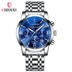 CHENXI New Student Steel Belt Sports Watch Men's Waterproof Luminous Watch Quartz Watch CX-911
