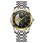 Kimsdun Fashion Star Skeleton Watch Men's Waterproof Automatic Mechanical Watch business Men casual watch K-1978A