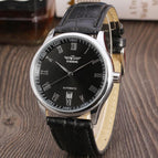 WINNER men fashion casual simple calendar automatic mechanical men watch SLZg35