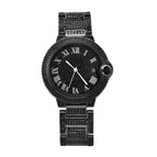 PINTIME Watch Men's Live Watch Steel Belt Men's Diamond Casual Quartz Watch 2712