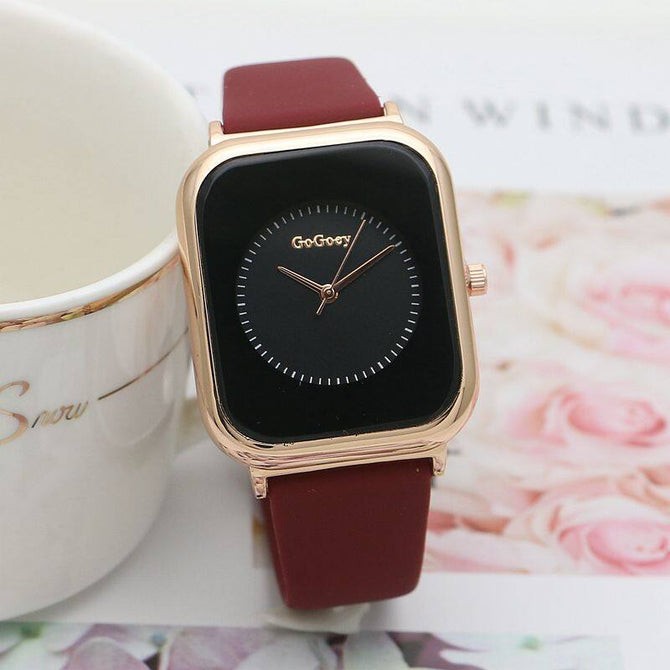 Men's and women fashion watch red net silicone quartz student's lady casual watch 201