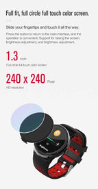 NORTH EDGE N21 Men Smart Watch Full Touch Screen Heart Rate Blood Pressure Waterproof IP67 Fitness Sports Watch Android IOS