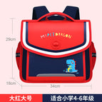 New primary school students horizontal schoolbag male 6-12 years old flip student schoolbag cartoon cute boys and girls backpack