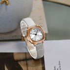 2022 new watch women's niche design student retro small square watch ladies belt watch simple 21020