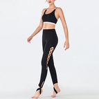 Women's yoga set  fashion breathable skinny yoga running set Y26B6920 Y26K6633