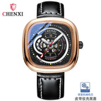 Chenxi square hollow automatic watch men's mechanical men's high-end luminous mechanical watch CX-8824N