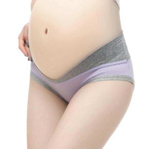 4PCS/Lot High Quality Pregnant Women Panties Pregnant Underpants Cotton Low-waist Briefs U-shaped Maternity Panties Females Underwear