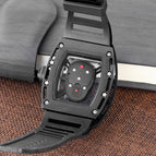 SKONE Space-Time Men's Outdoor Sports Watch New diamond-set openwork skull quartz watch 5146-1