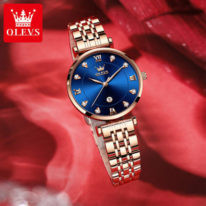 Women quartz watch fashion waterproof ins niche ladies fashion elegant small watch office lady causal watch 5866