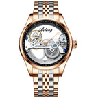 Automatic hollow mechanical watch male Korean fashion waterproof men's mechanical watch AL-8625