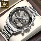 2022 OLEVS Watch for men fashion business office watch mechanical men's causal watch 6654
