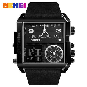SKMEI 1391 Luxury Quartz Digital Sports Watches Fashion Analog Watch Clock Men casual Waterproof Big Dial watch