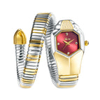 MISSFOX watch women's new trend casual temperament waterproof senior snake-shaped ladies watch 2809