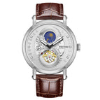 PINTIME Automatic Mechanical men's watch Hollow Fashion Watch Men's fashion business causal Men's Watch 2362