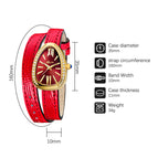 MISSFOX Watch for women exquisite retro ladies snake design design high-quality fashion lady quartz watch 2749