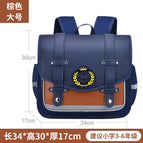 New primary schoolbag girls and boys horizontal version backpack lightweight leisure large-capacity children's backpack 5608 schoolbag