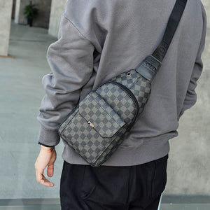 Men's casual waist bag fashion chest bag Korean sports outdoor messenger bag convenient small backpack
